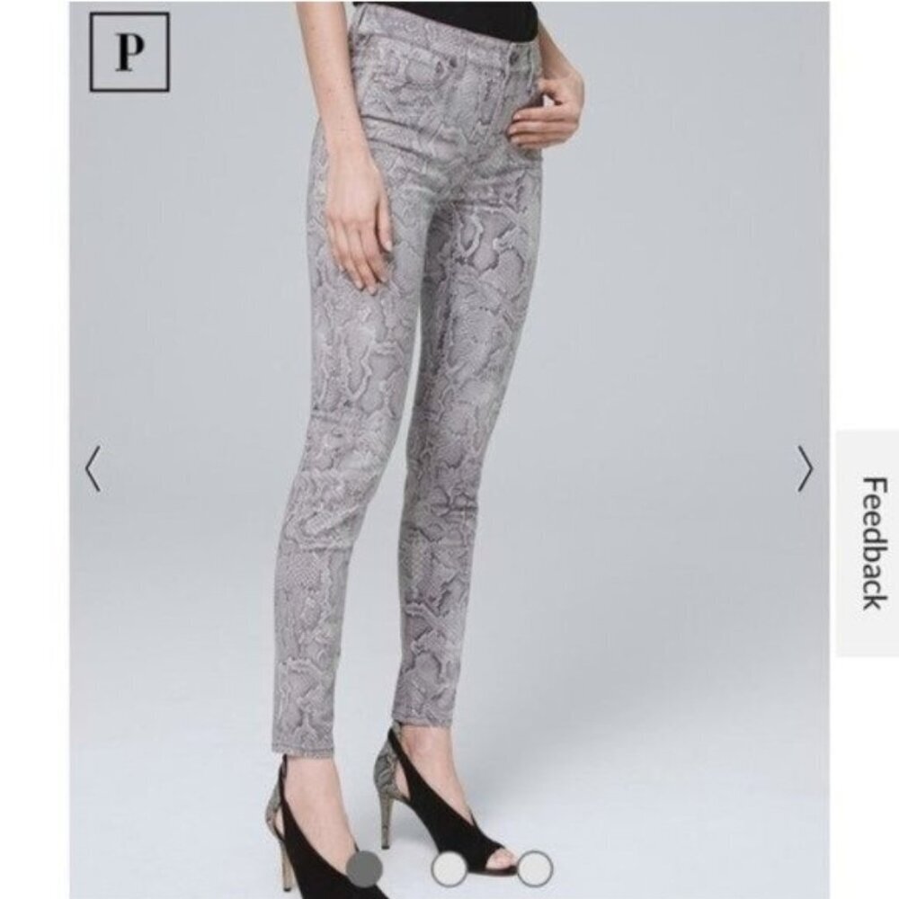 NWT White House Black Market Petite Sculpt High-Rise Skinny Ankle Jeans